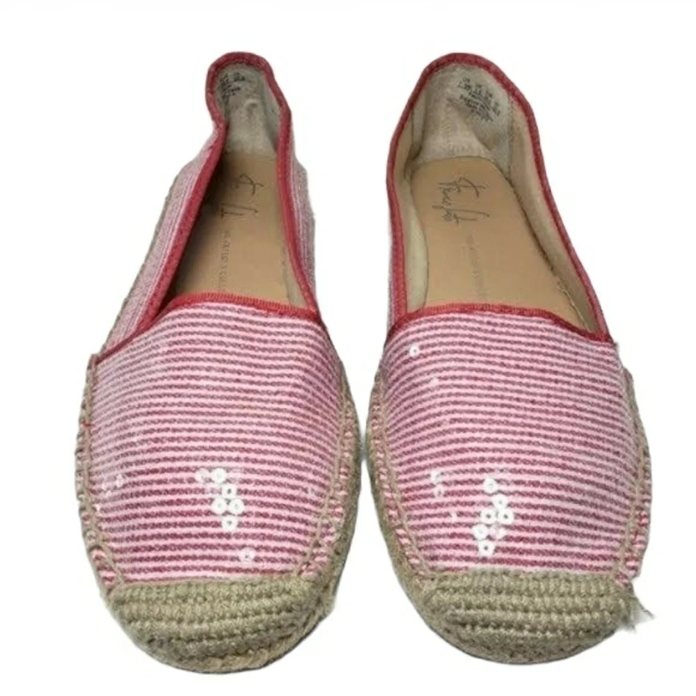 Franco Sarto Espadrille Flats A-Whip Sz 7.5M